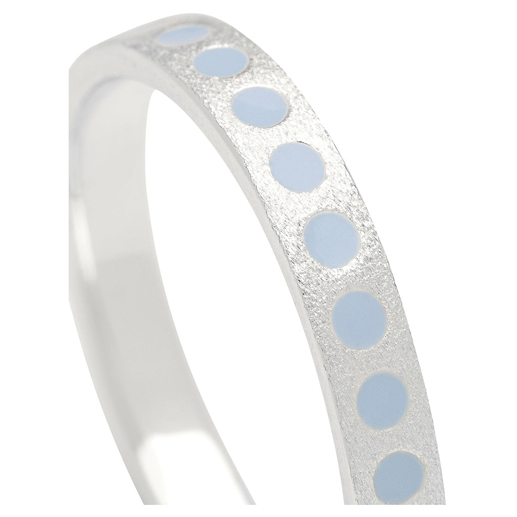 LULU Copenhagen Pattern Ring silber Rings Skyride Blue