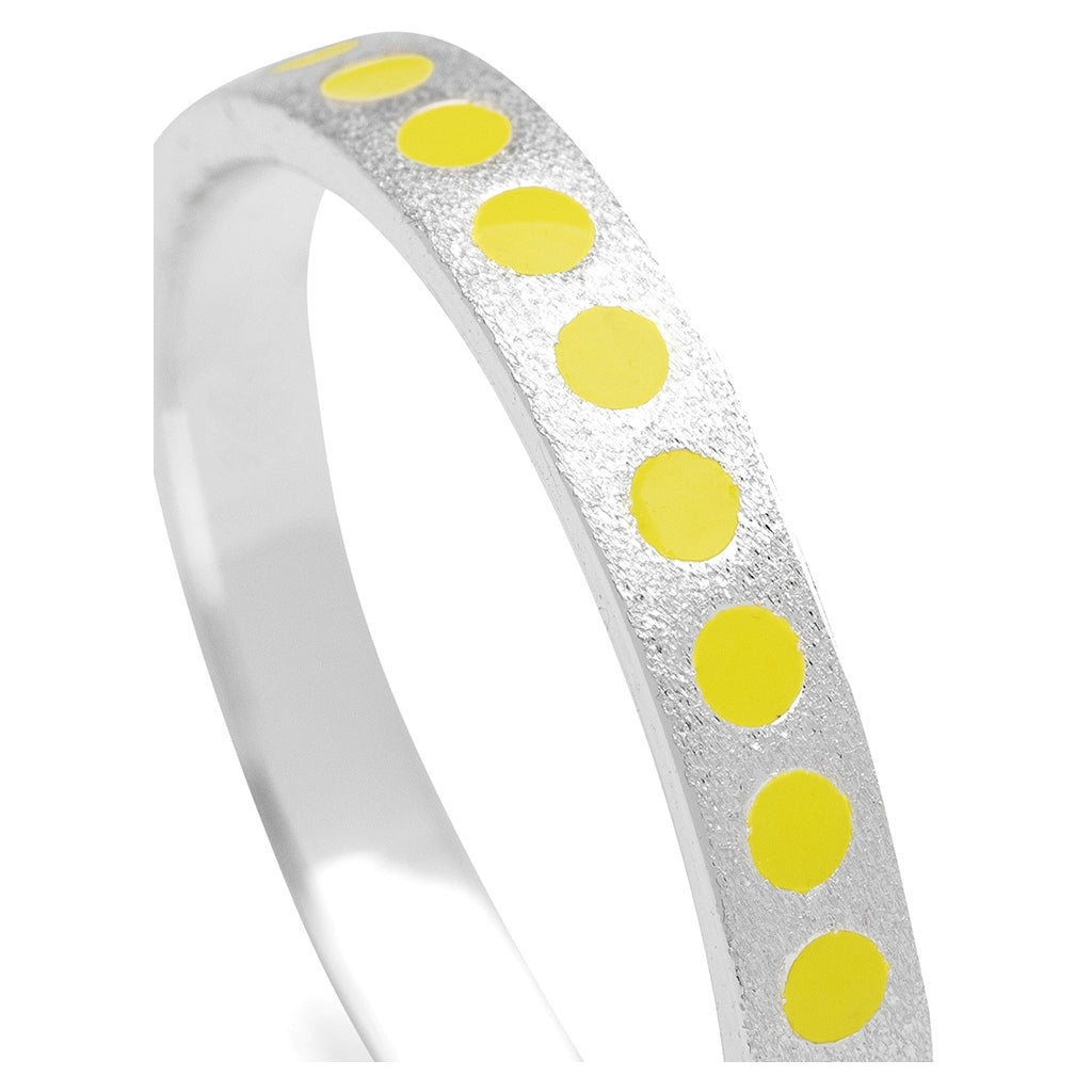 LULU Copenhagen Pattern Ring silber Rings Wild Lime