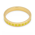 Pattern Ring vergoldet - Wild Lime