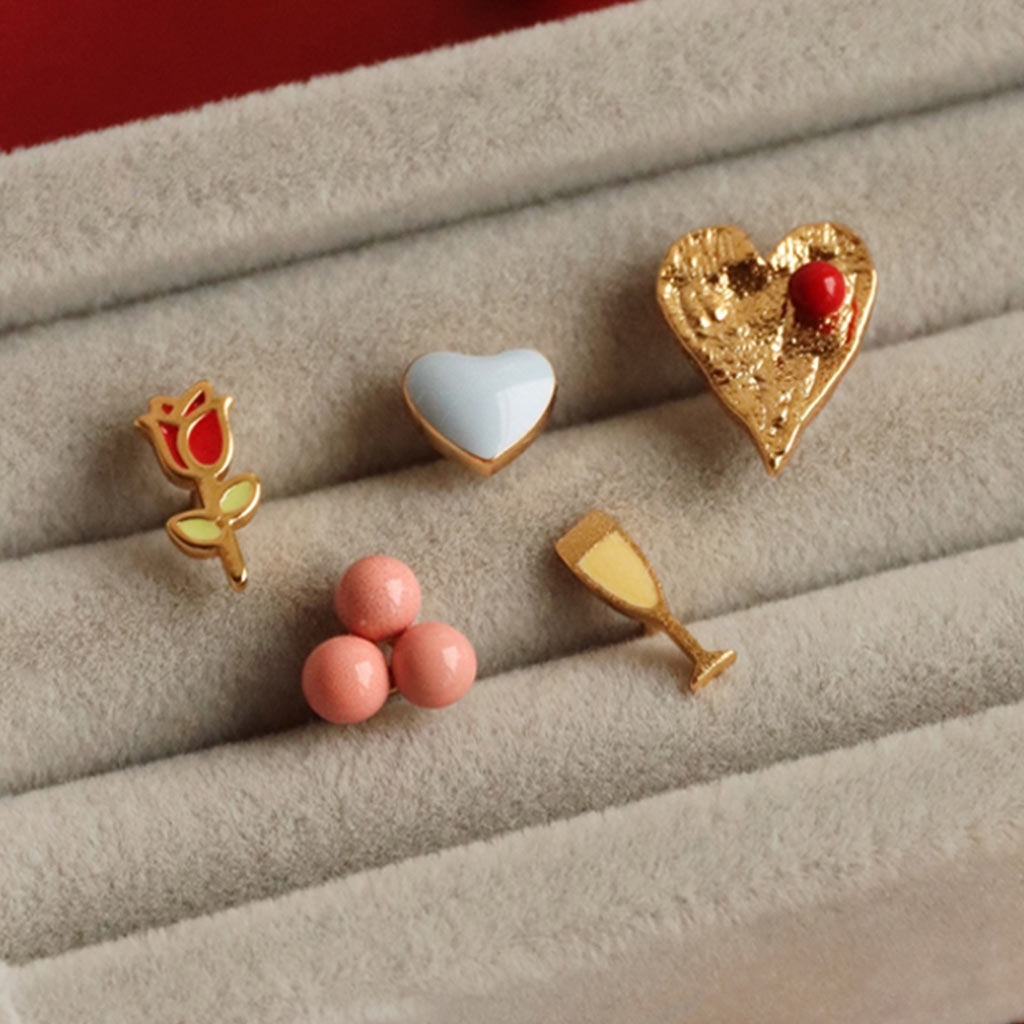 LULU Copenhagen Pop Ohrring 1 stück Ear stud, 1 pcs Vergoldet