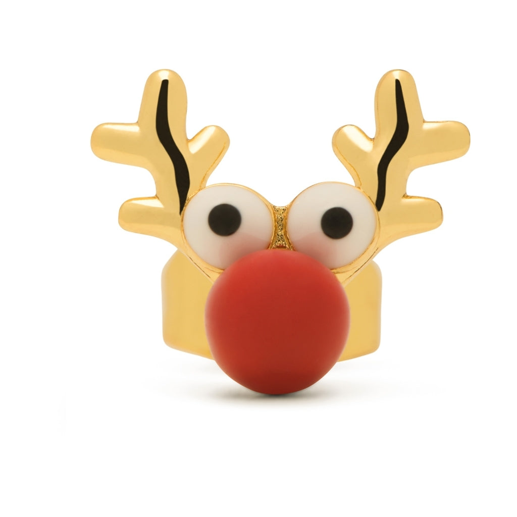 LULU Copenhagen Rudolph Ohrring 1 stück Ear stud, 1 pcs Vergoldet