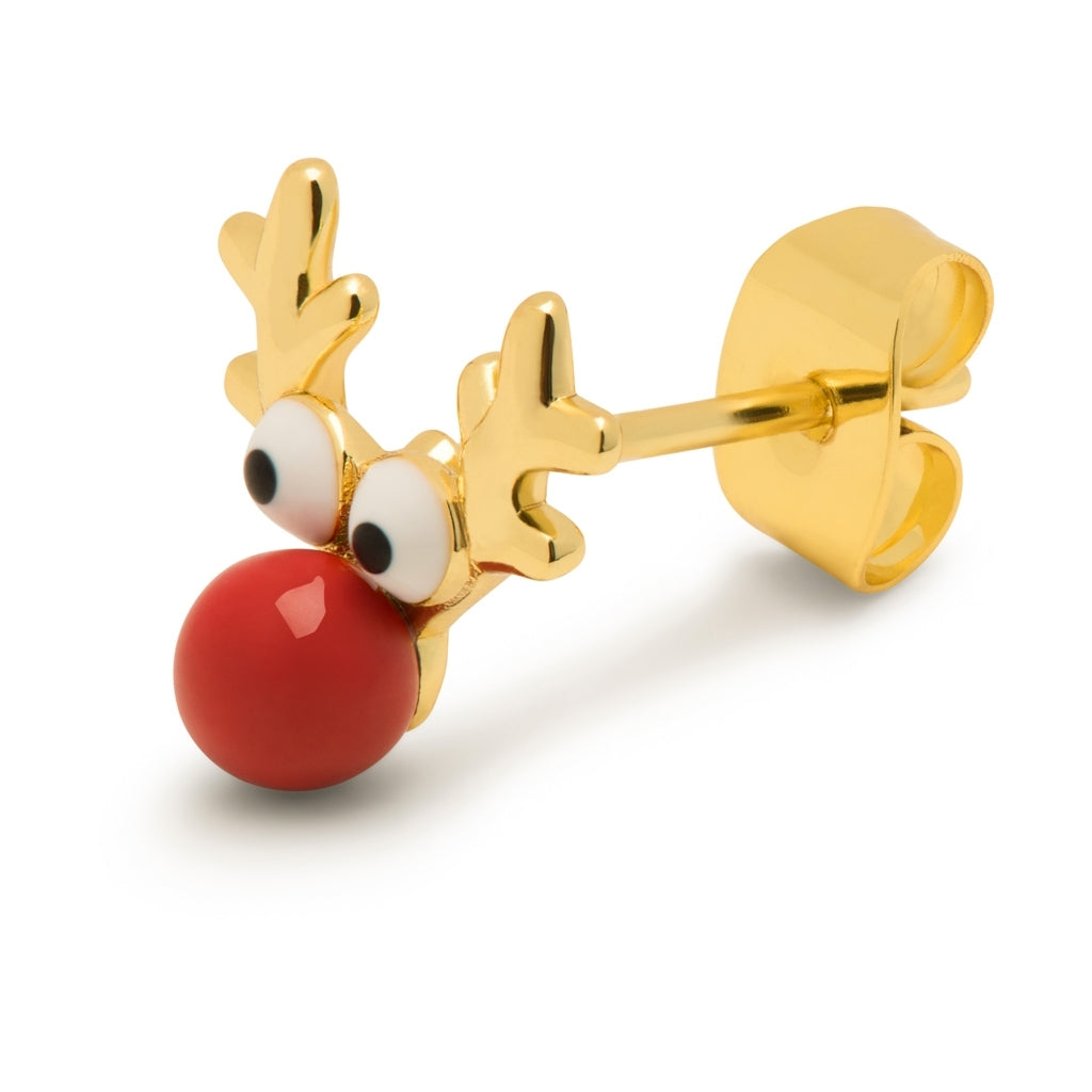 LULU Copenhagen Rudolph Ohrring 1 stück Ear stud, 1 pcs Vergoldet