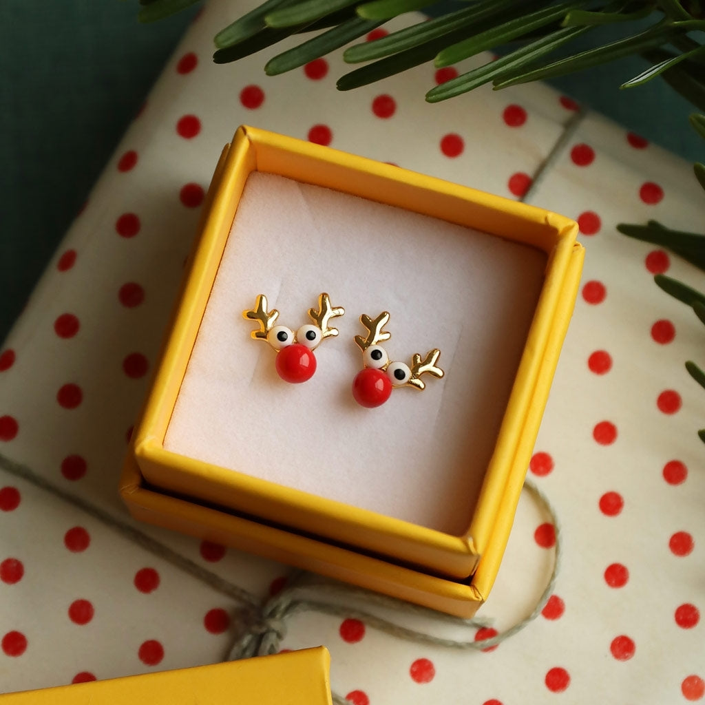 LULU Copenhagen Rudolph Ohrring 1 stück Ear stud, 1 pcs Silver Plated