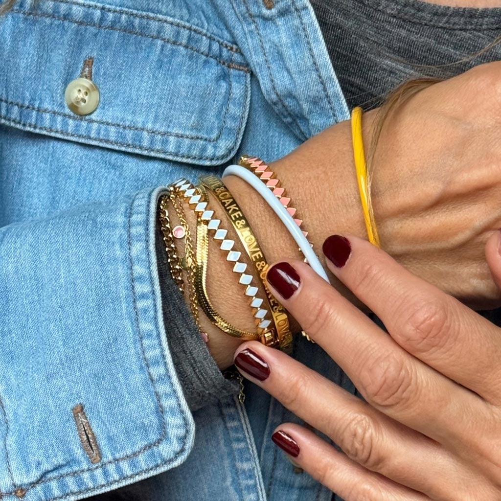 LULU Copenhagen Snake Armband vergoldet Bracelets Vergoldet