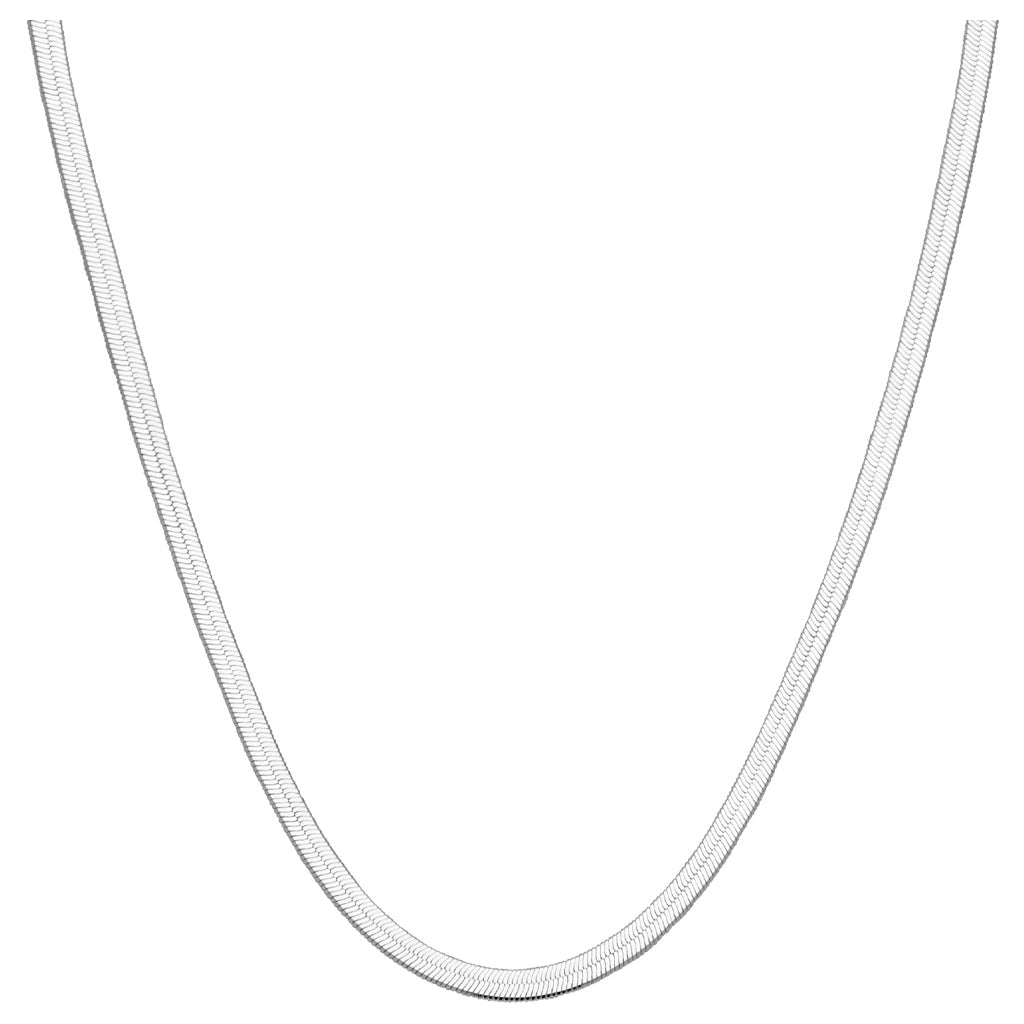 LULU Copenhagen Snake Halskette versilbert Necklaces Silver Plated