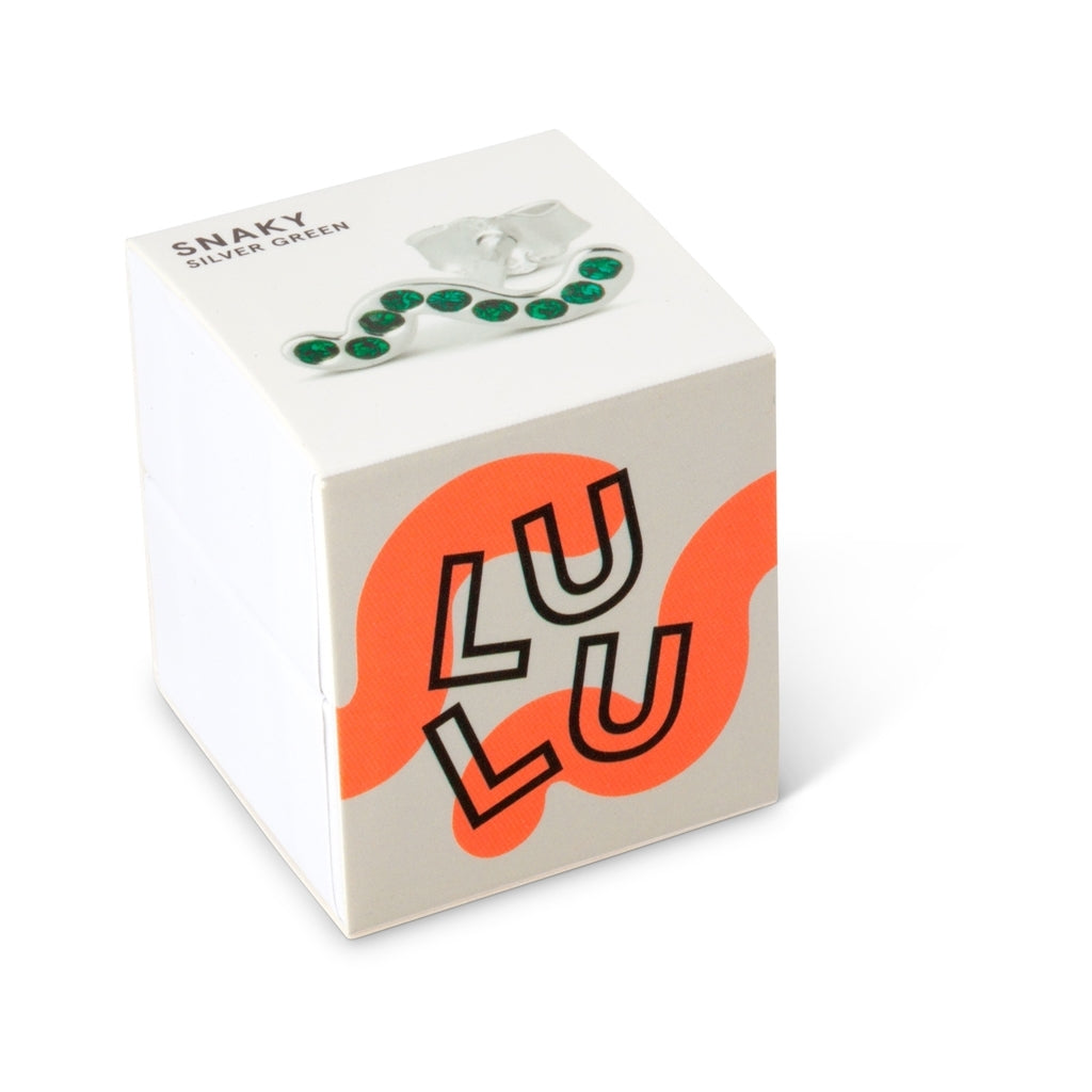 LULU Copenhagen Snaky Ohrring 1 stück Ear stud, 1 pcs Grün