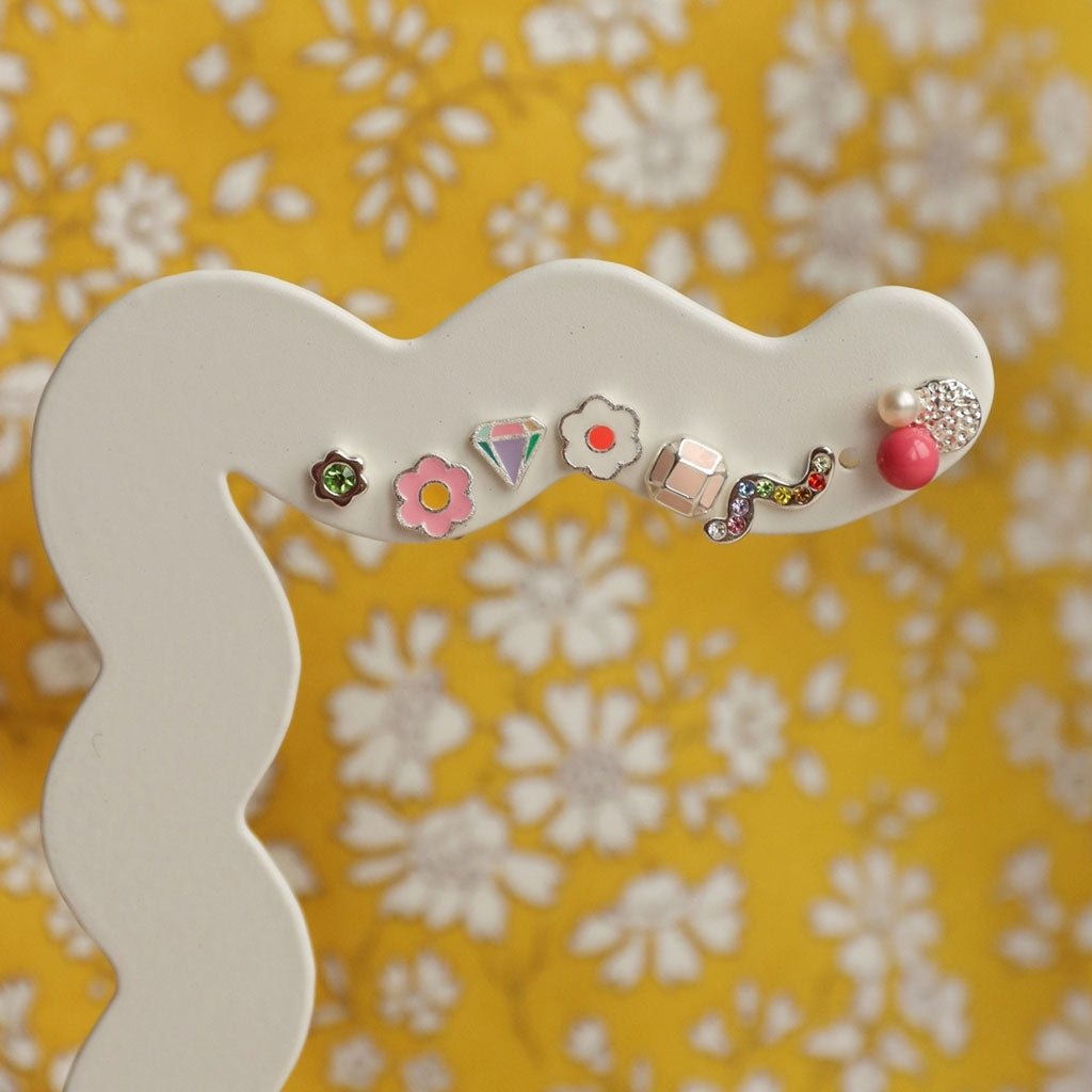 LULU Copenhagen Snaky Ohrring 1 stück Ear stud, 1 pcs Rainbow