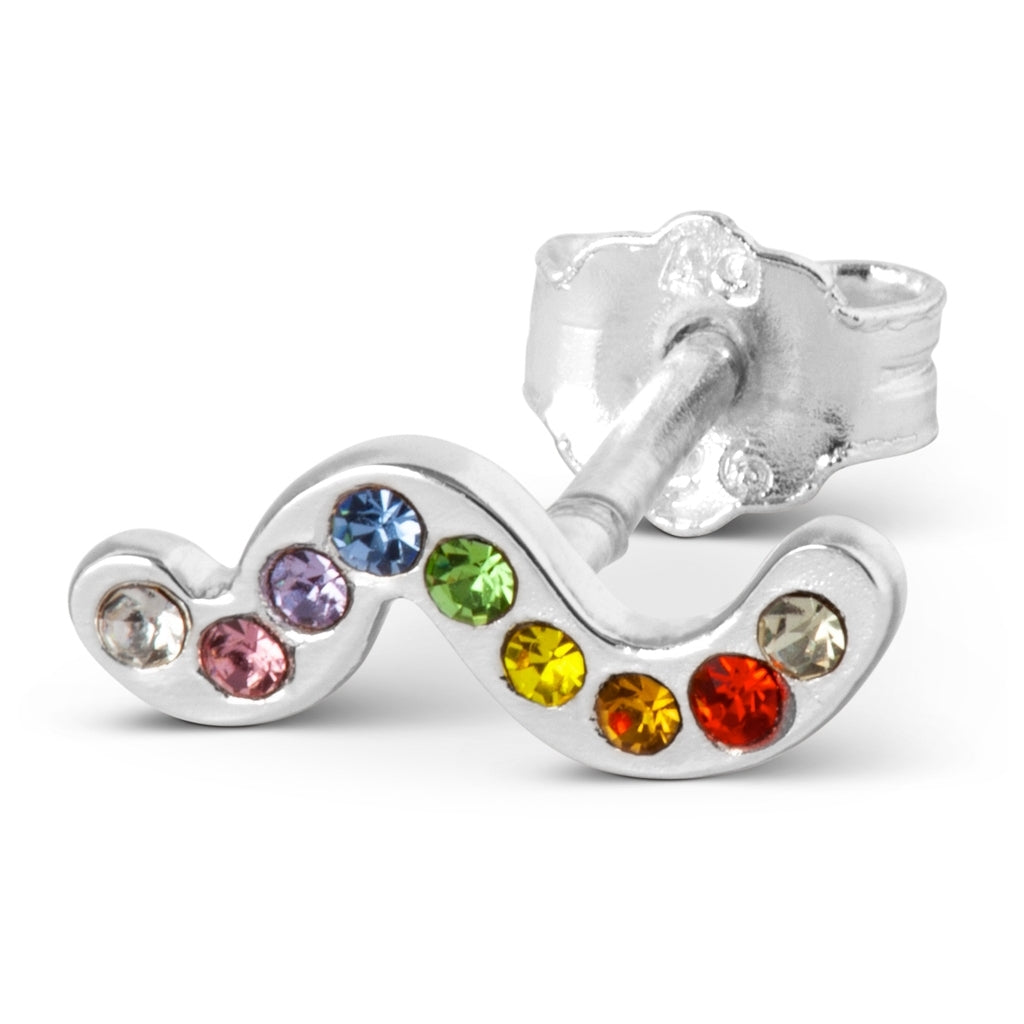 LULU Copenhagen Snaky Ohrring 1 stück Ear stud, 1 pcs Rainbow