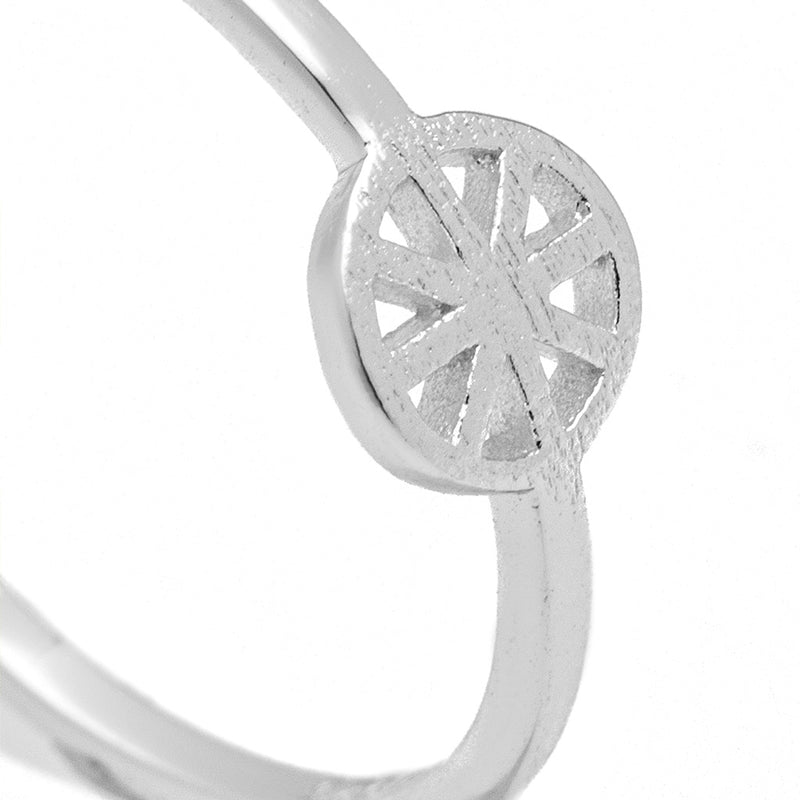 LULU Copenhagen Spinning Wheel Ring Rings Silber