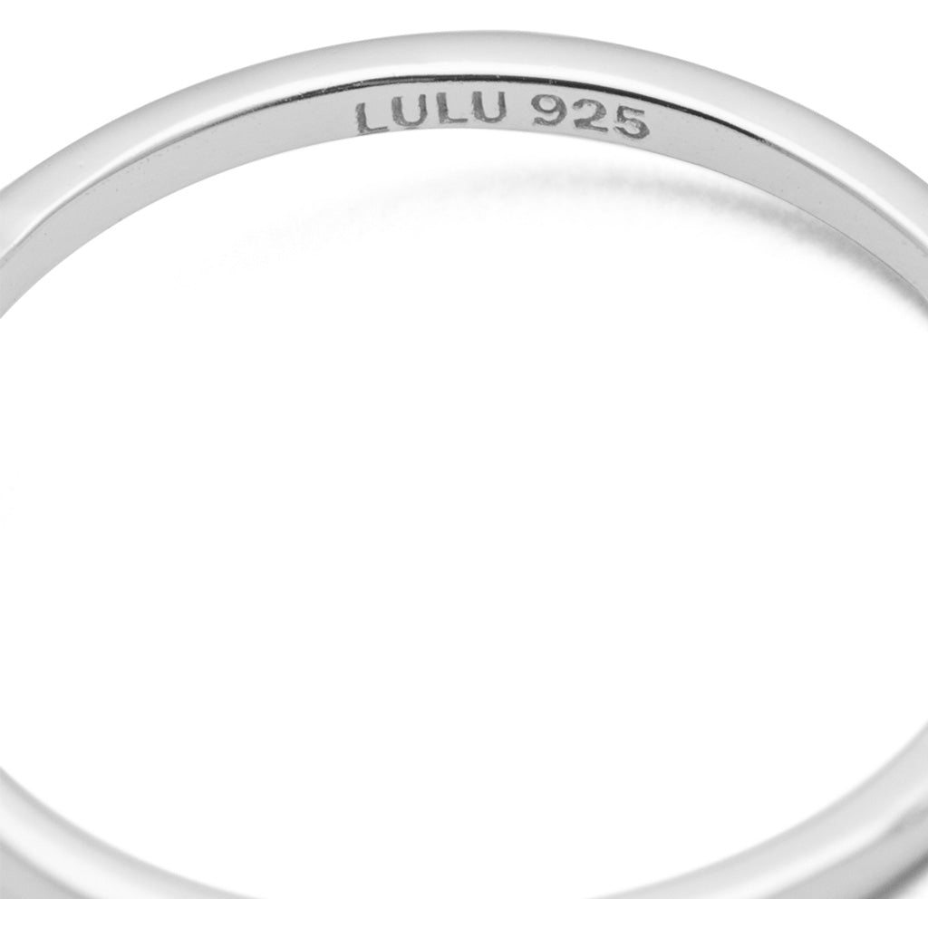 LULU Copenhagen Spinning Wheel Ring Rings Silber