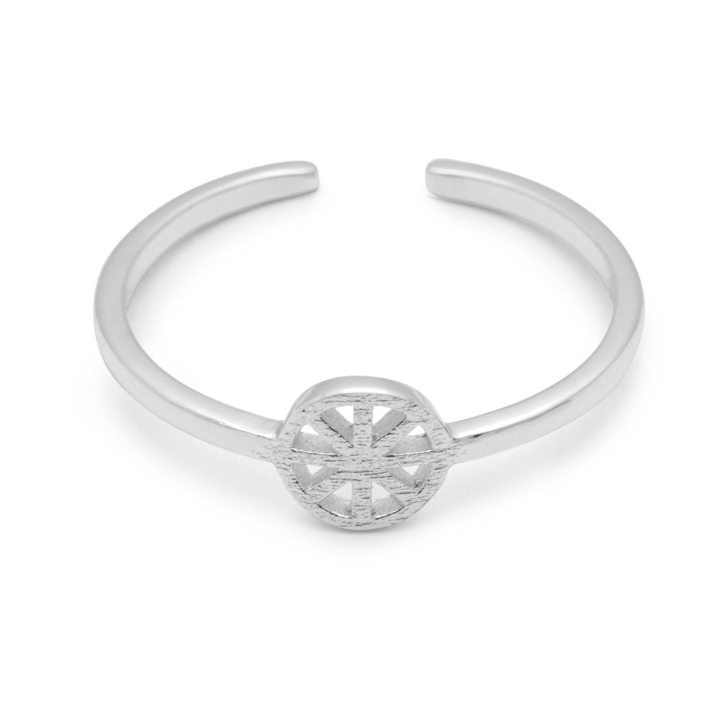 LULU Copenhagen Spinning Wheel Ring Rings Silber