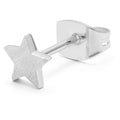 Star Ohrring 1 stück - Silber