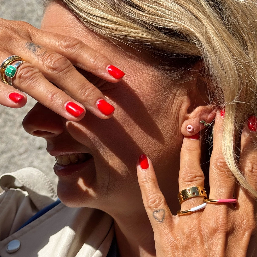 LULU Copenhagen Stardust Ring Rings Vergoldet