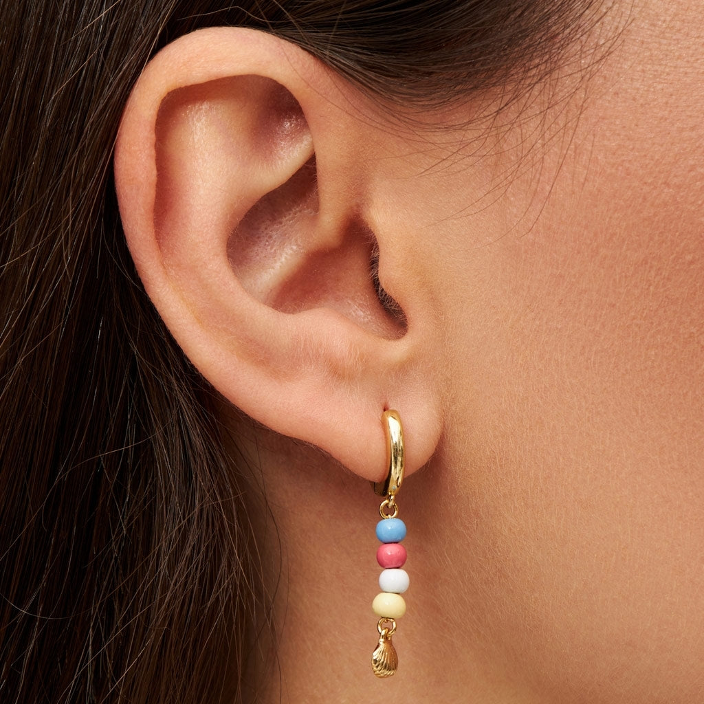 LULU Copenhagen Summer Shell Ohrring 1 stück Ear stud, 1 pcs Vergoldet