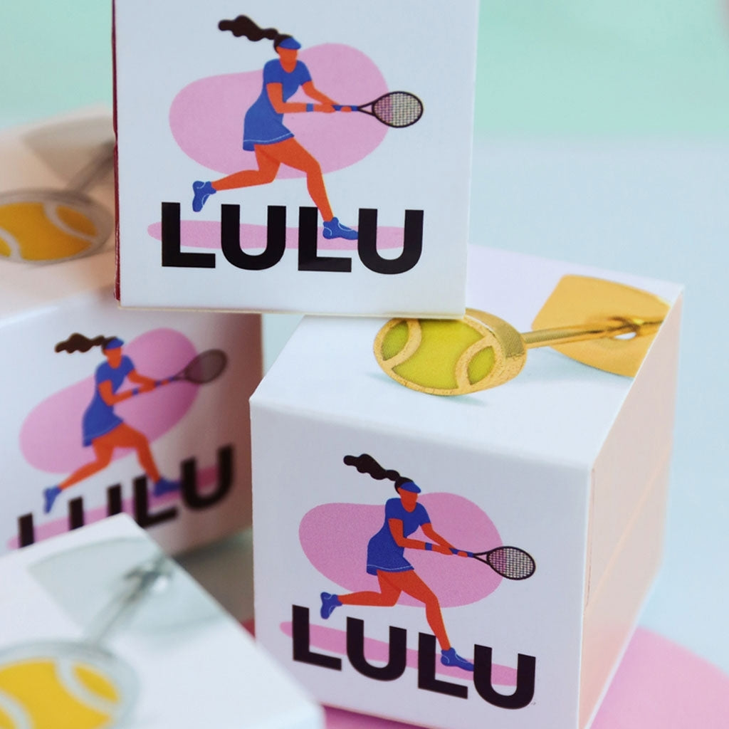 LULU Copenhagen Tennis Ohrring 1 stück Ear stud, 1 pcs Vergoldet
