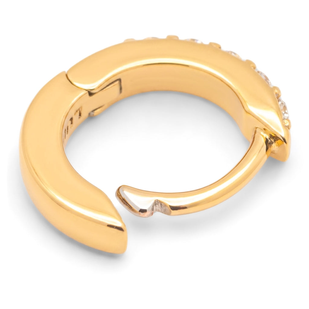 LULU Copenhagen Tennis hoops - Paar Hoops Crystal