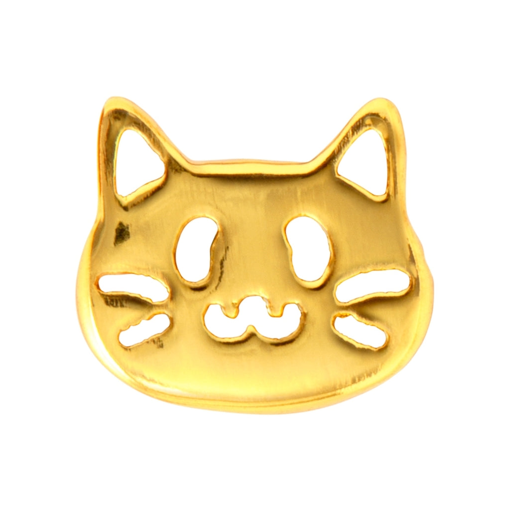 LULU Copenhagen The Cat Ohrring 1 stück Ear stud, 1 pcs Vergoldet