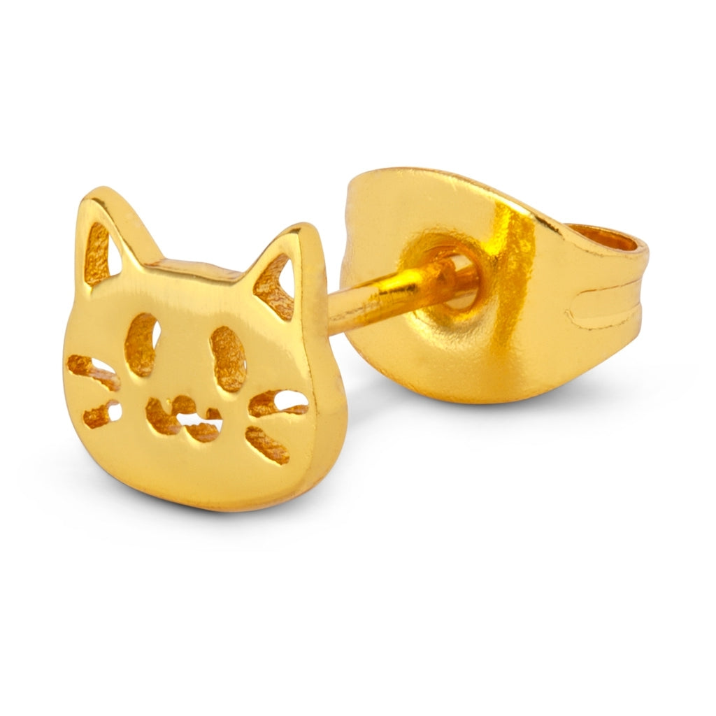 LULU Copenhagen The Cat Ohrring 1 stück Ear stud, 1 pcs Vergoldet