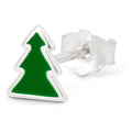 The Green Tree Ohrring 1 stück - Silver Plated