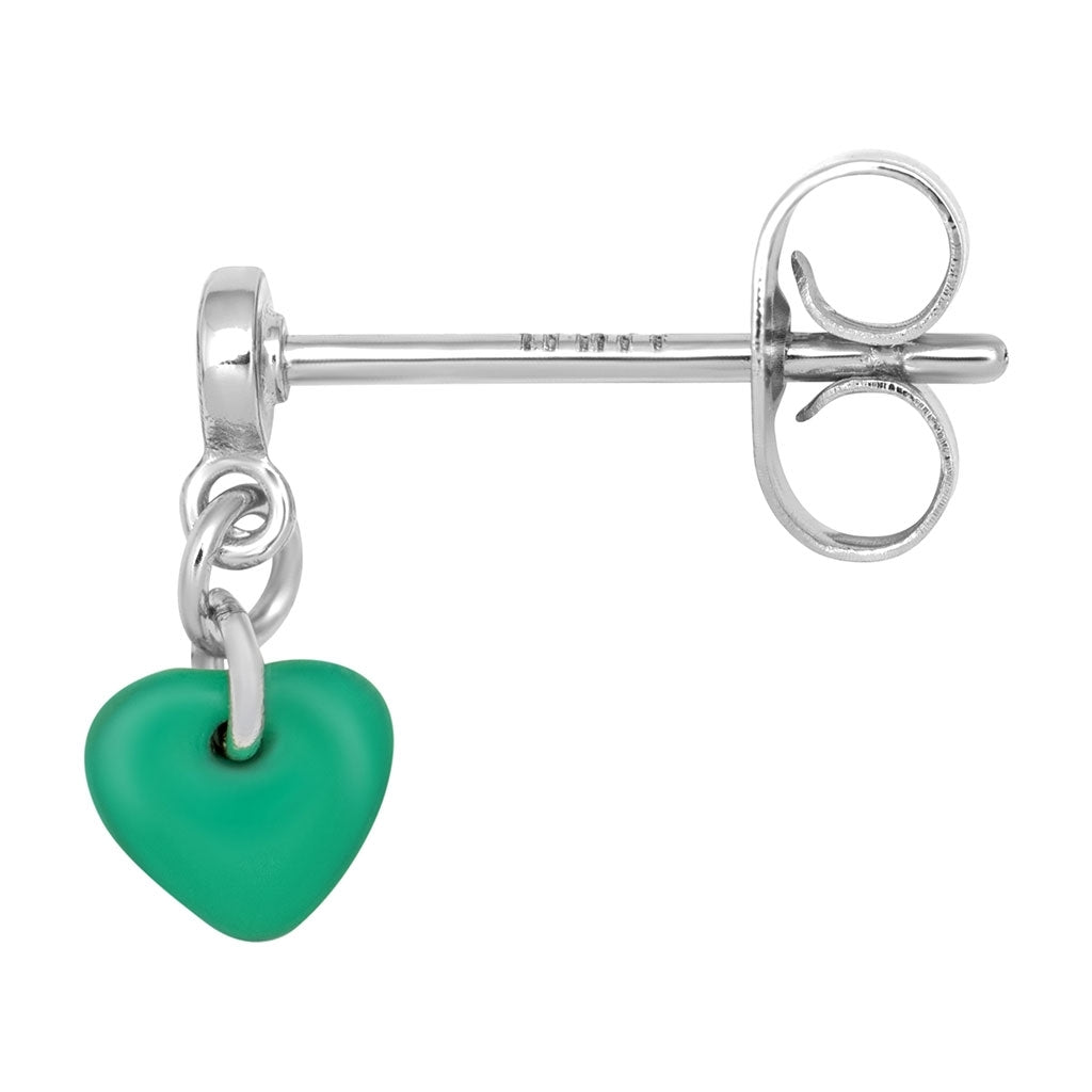 LULU Copenhagen Love U Dangling Ohrring 1 stück Ear stud, 1 pcs Hellgrün