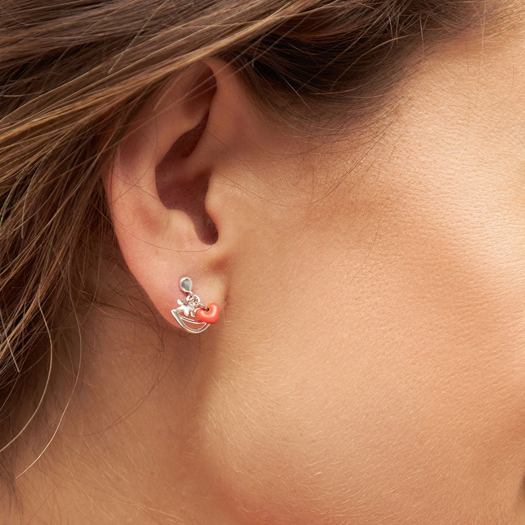 LULU Copenhagen Topping Short Secret Ohrring 1 stück Ear stud, 1 pcs Silver Plated