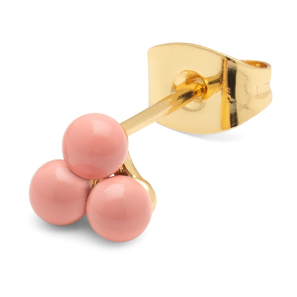 LULU Copenhagen Trio Ohrring 1 stück Ear stud, 1 pcs Burnt Coral