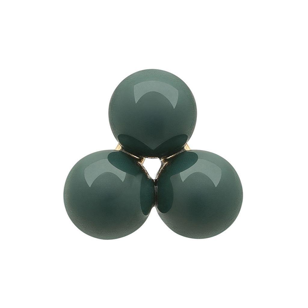 LULU Copenhagen Trio Ohrring 1 stück Ear stud, 1 pcs North Sea Green
