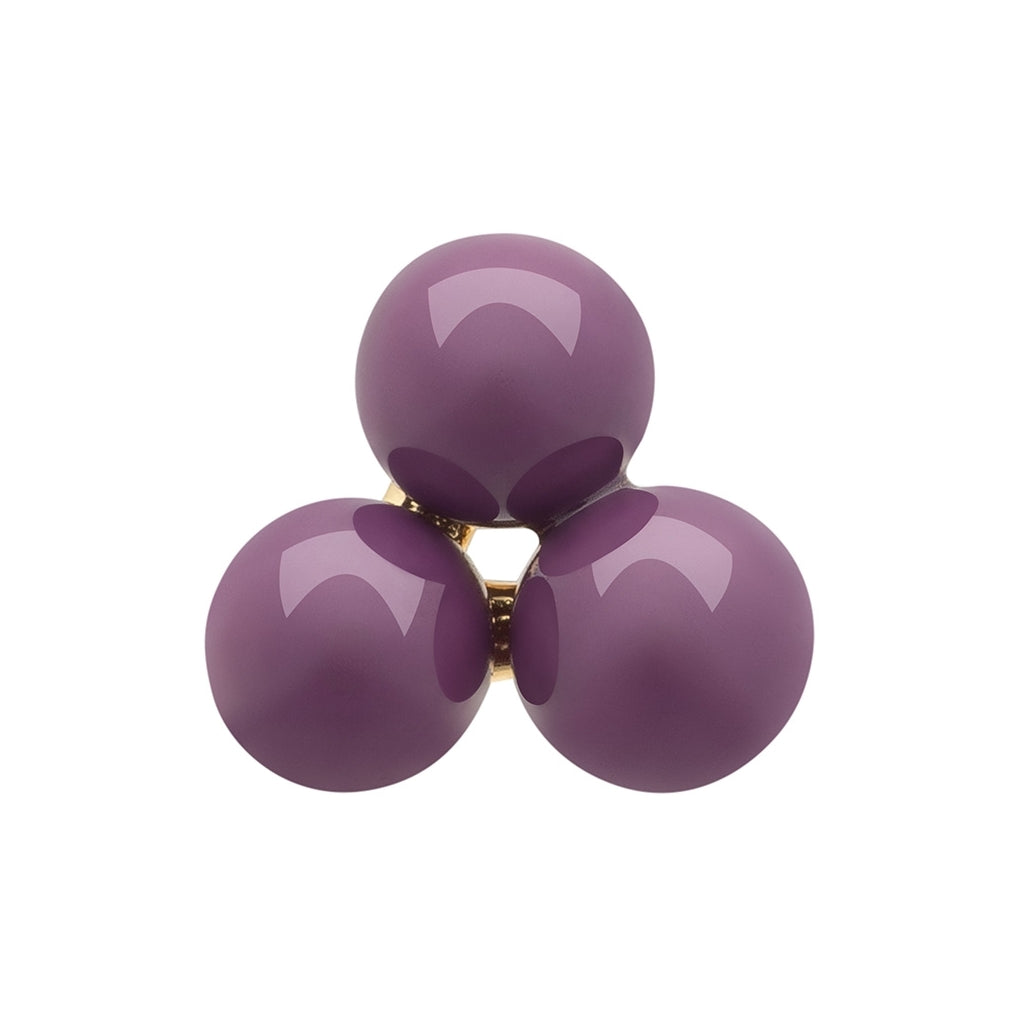 LULU Copenhagen Trio Ohrring 1 stück Ear stud, 1 pcs Purple Harvest