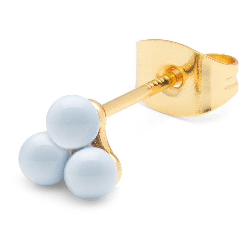 LULU Copenhagen Trio Ohrring 1 stück Ear stud, 1 pcs Skyride Blue
