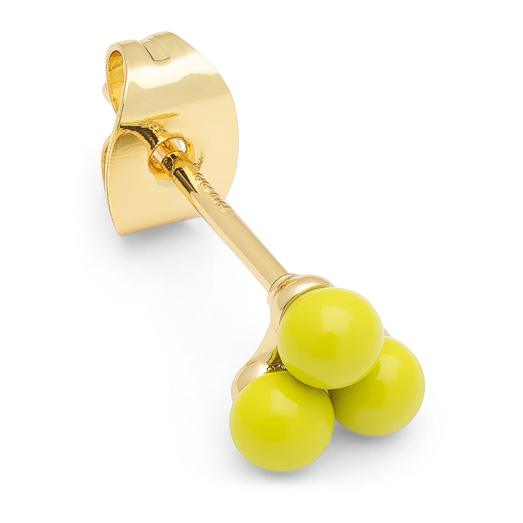 LULU Copenhagen Trio Ohrring 1 stück Ear stud, 1 pcs Wild Lime