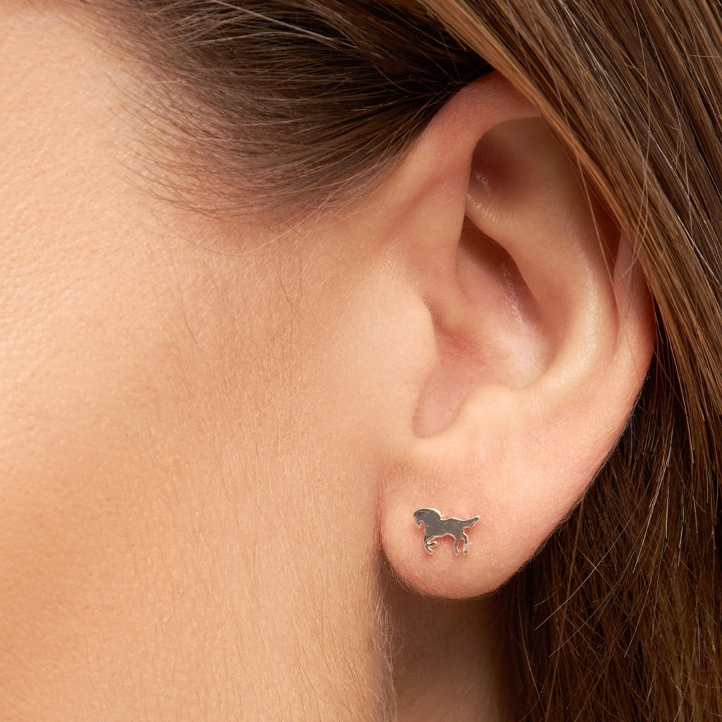 LULU Copenhagen Wild Horse Ohrring 1 stück Ear stud, 1 pcs Silver Plated