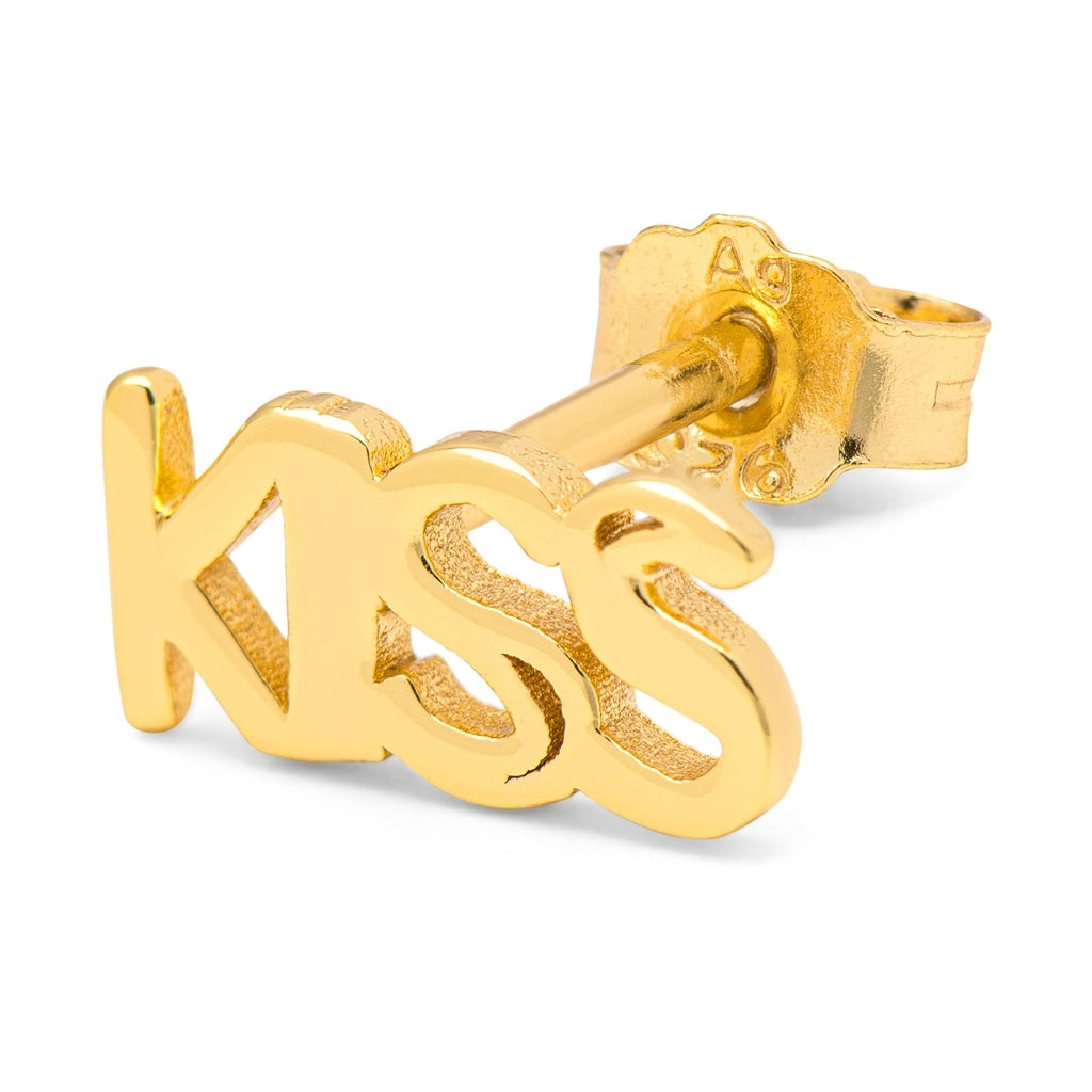 LULU Copenhagen Word Kiss Ohrring 1 stück Ear stud, 1 pcs Vergoldet