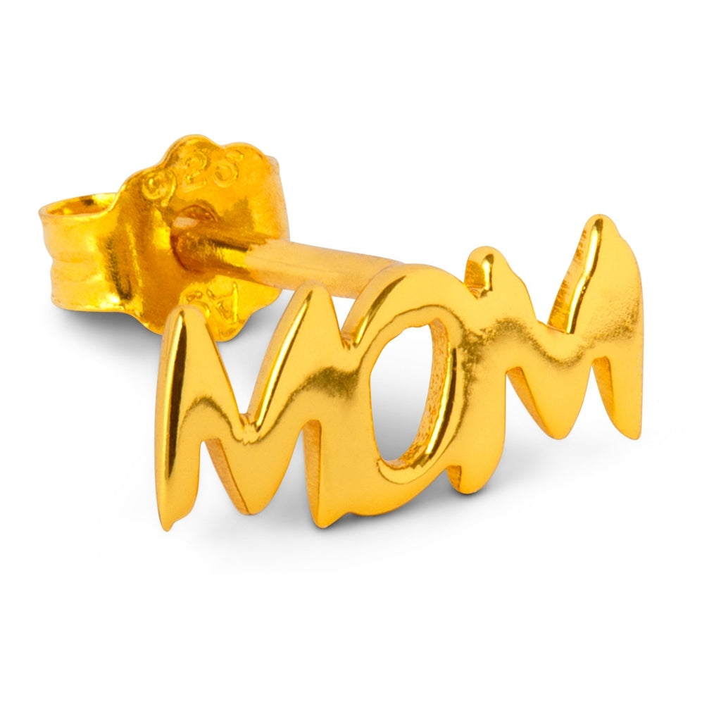 LULU Copenhagen Word Mom Ohrring 1 stück Ear stud, 1 pcs Vergoldet