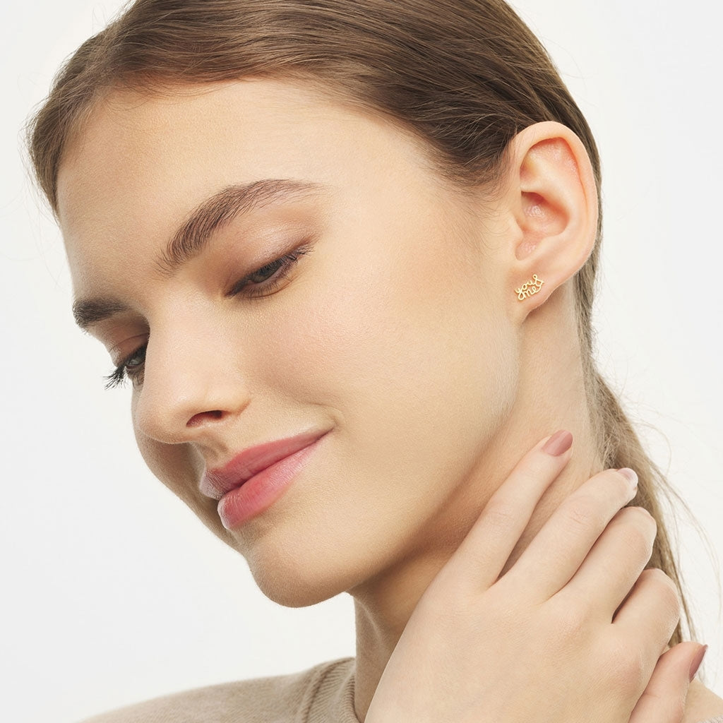 LULU Copenhagen You&Me 1 stück Ear stud, 1 pcs Vergoldet