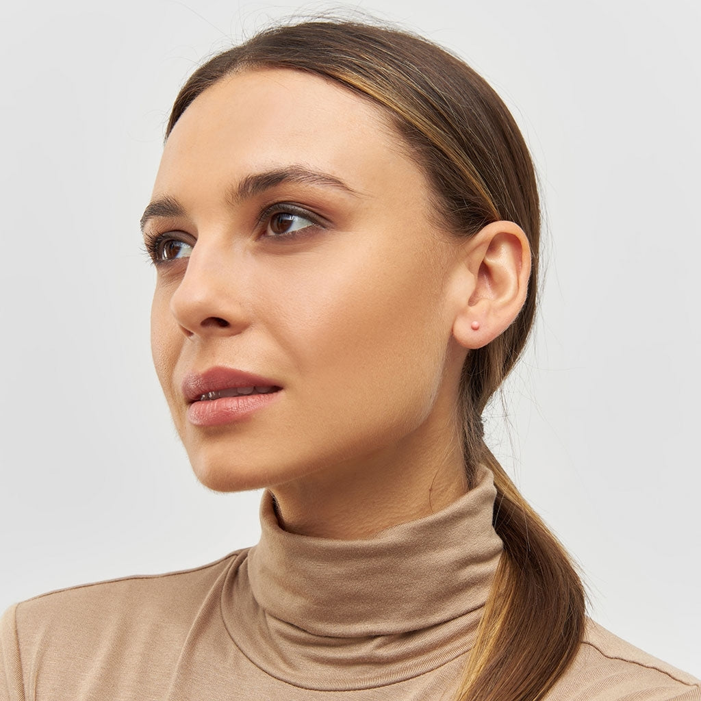LULU Copenhagen Color Ball Ohrring 1 stück Ear stud, 1 pcs Burnt Coral