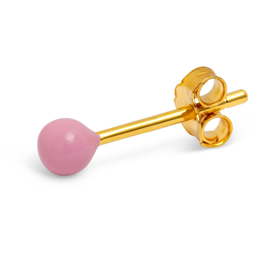 LULU Copenhagen Color Ball Ohrring 1 stück Ear stud, 1 pcs Hellrosa