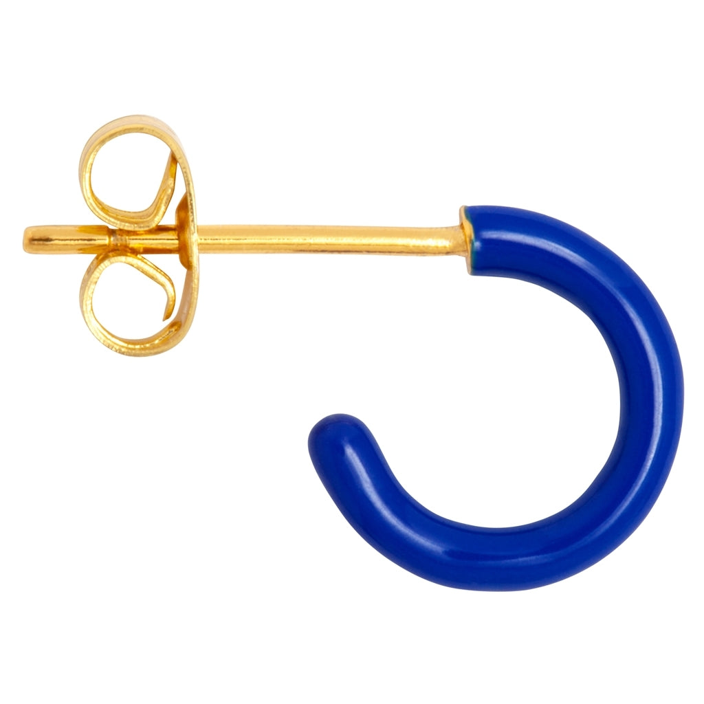 LULU Copenhagen Color Hoop 1 stück Hoops Dazzling Blue