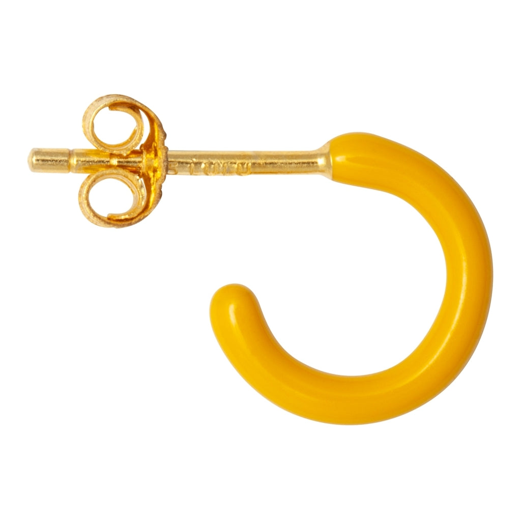 LULU Copenhagen Color Hoop 1 stück Hoops Gelb