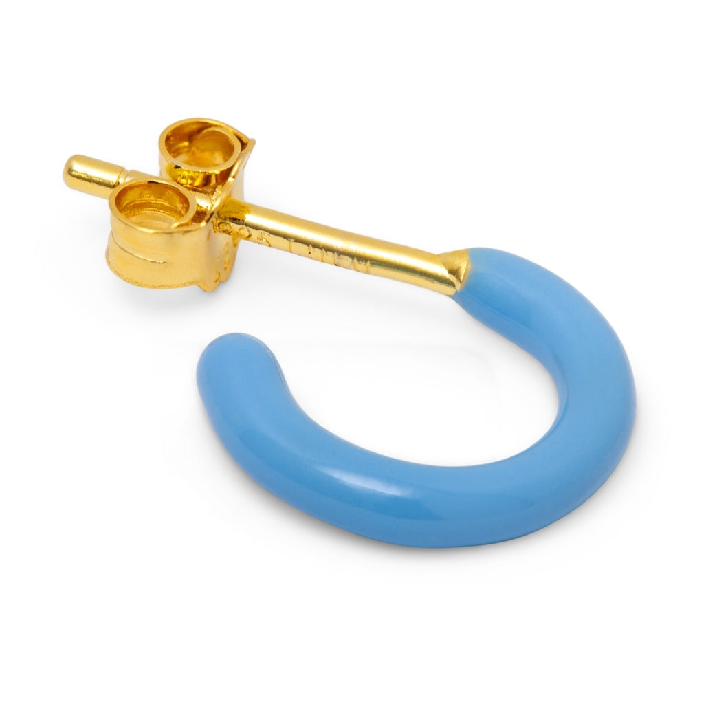 LULU Copenhagen Color Hoop 1 stück Hoops Hellblau