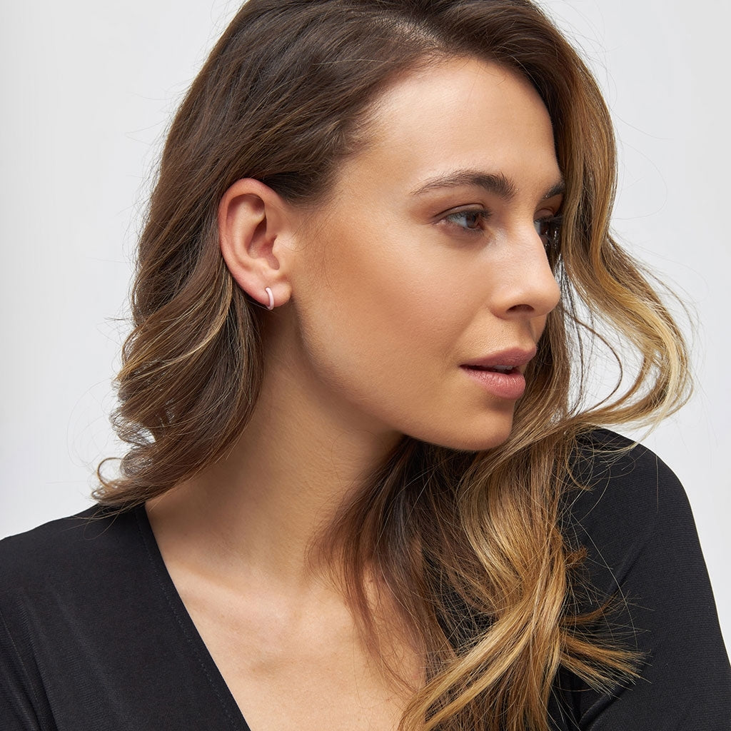 LULU Copenhagen Color Hoop 1 stück Hoops Hellrosa