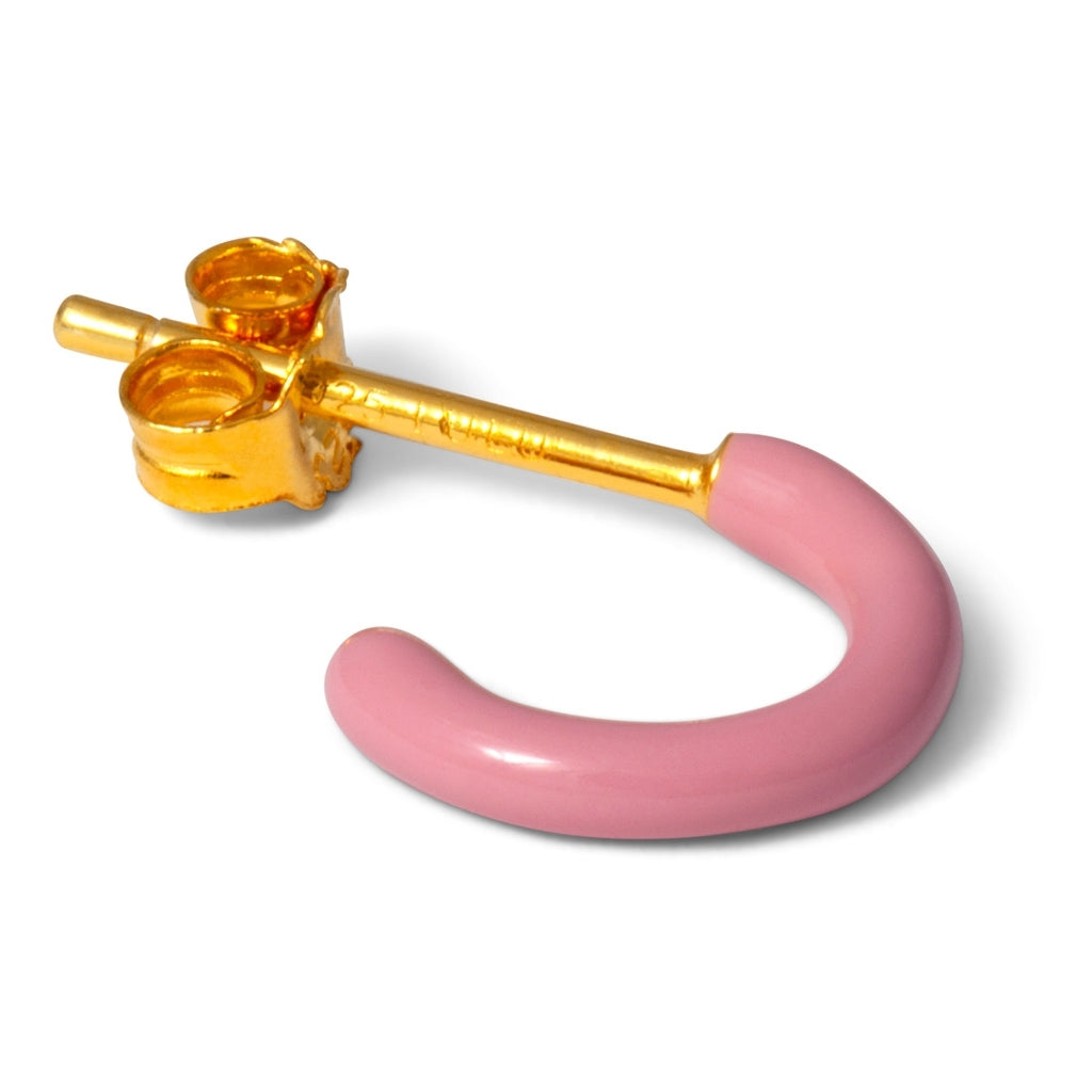 LULU Copenhagen Color Hoop 1 stück Hoops Hellrosa