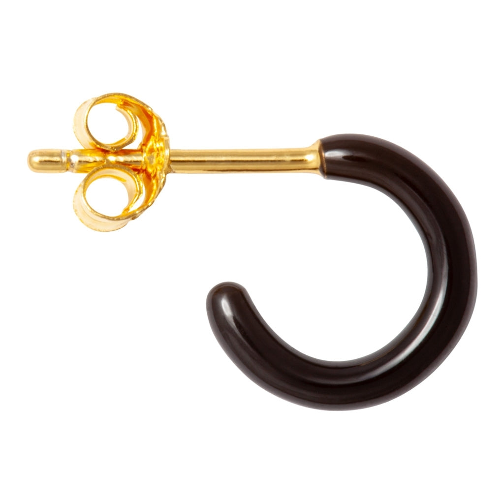 LULU Copenhagen Color Hoop 1 stück Hoops Schwarz