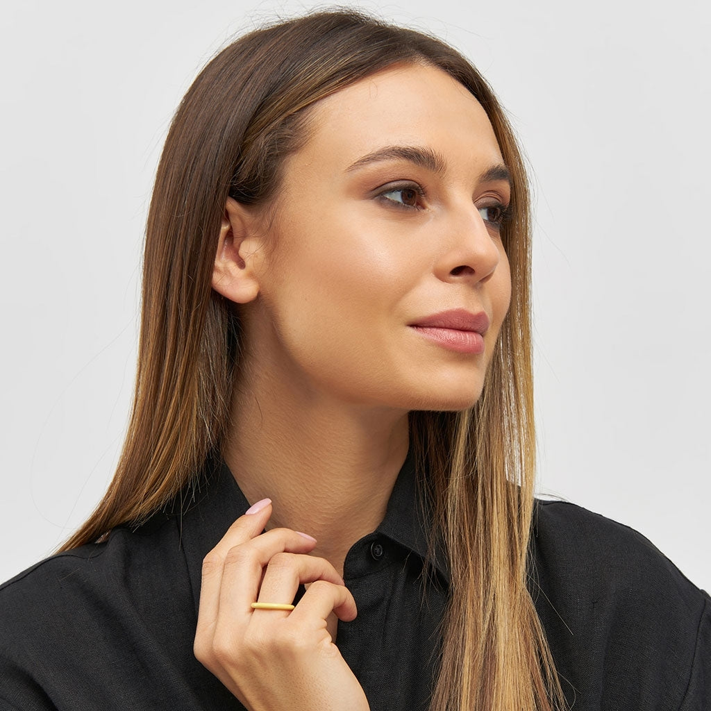 LULU Copenhagen Color Ring Rings Gelb
