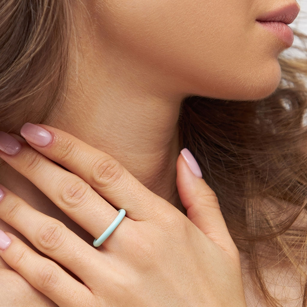 LULU Copenhagen Color Ring Rings Minze