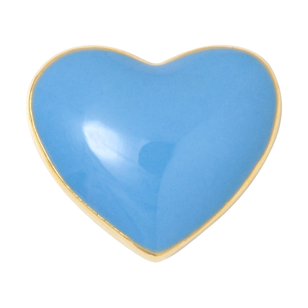 LULU Copenhagen Love U Ohrring 1 stück Ear stud, 1 pcs Hellblau