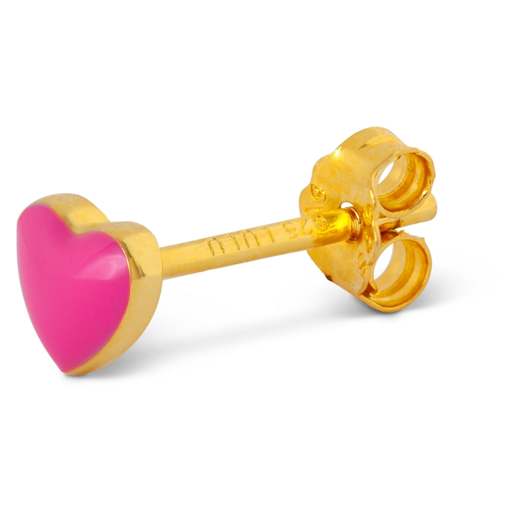 LULU Copenhagen Love U Ohrring 1 stück Ear stud, 1 pcs Pink